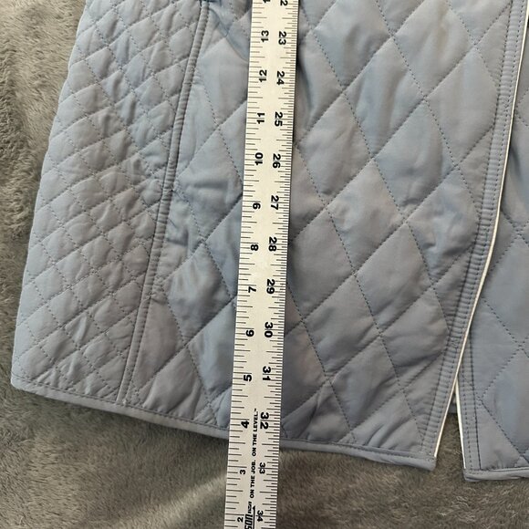 Chico's Quilted Button Chore Barn Jacket Gray Women's size SMALL 4/6 - Picture 4 of 7